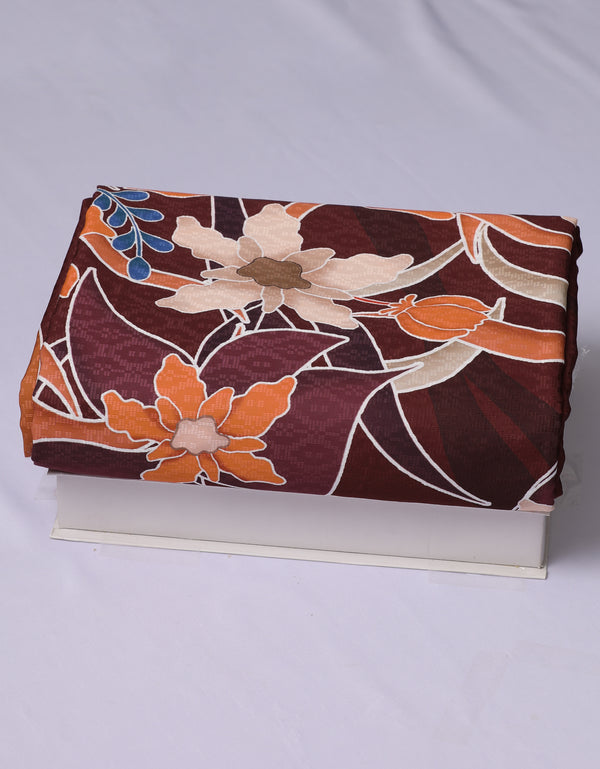 Anisa Batik Satin 45" - 4 Meter (Brown)